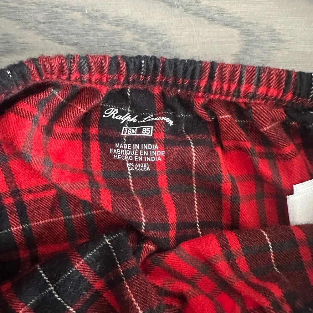 RALPH LAUREN BABY GIRL PLAID SHIRTDRESS